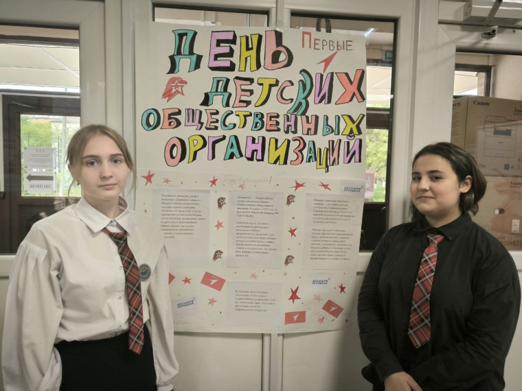 Коллективный проект 8В класса "День детских общественных объединений".
